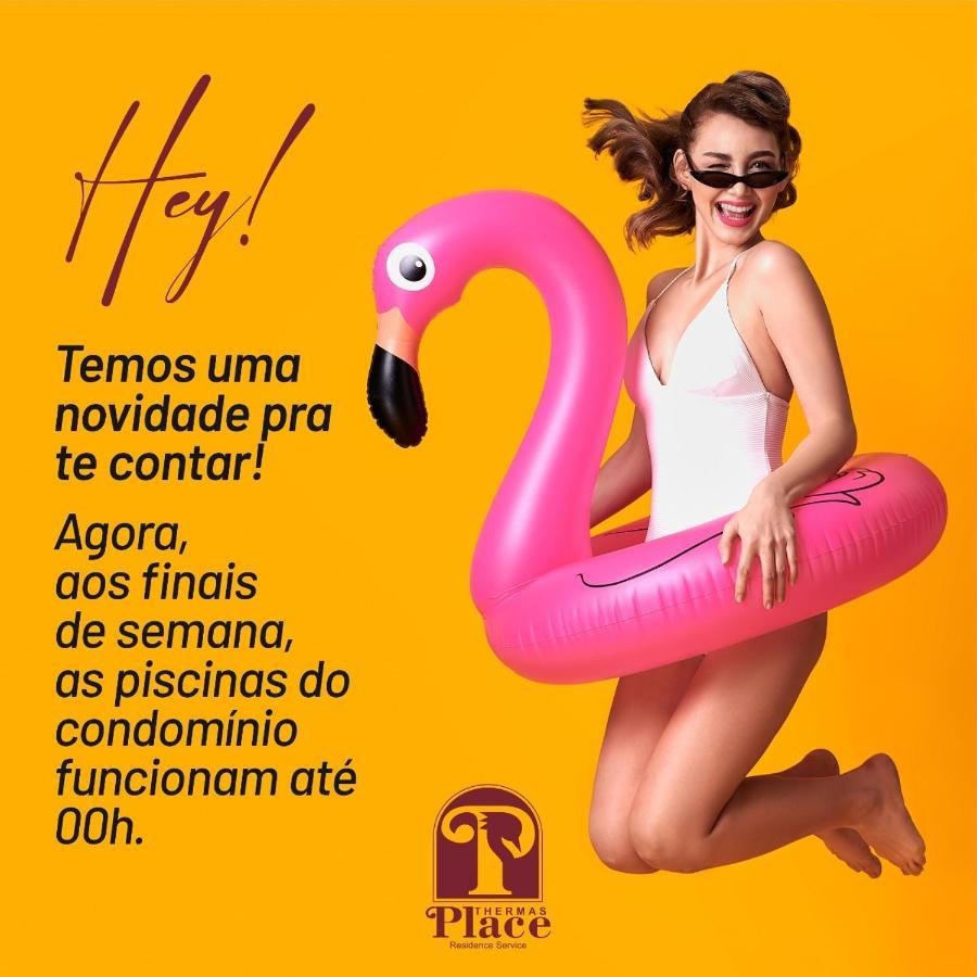 Flat Para Temporada Perto Singapura Shopping Com 7 Piscinas, Bar Molhado, Restaurante - A 3 Min Centro De Caldas Novas! Caldas Novas